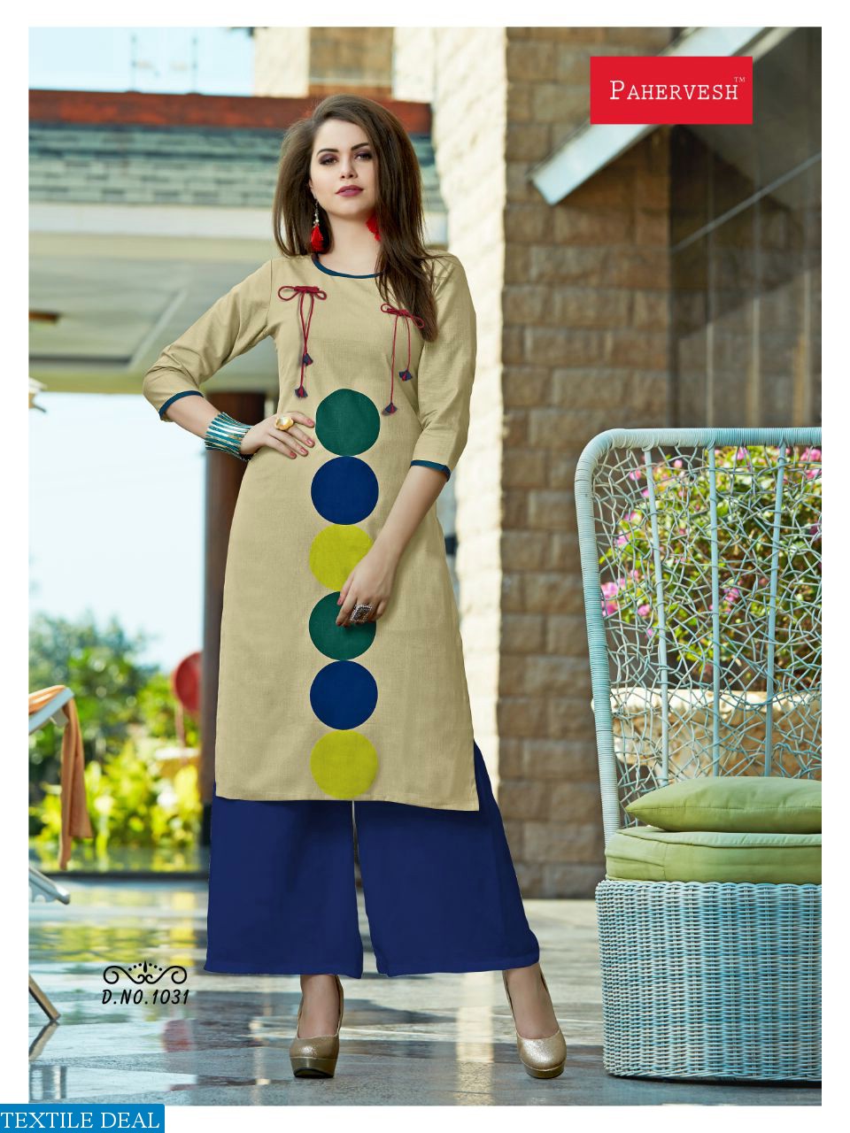 pahervesh niharika vol-2 Wholesale hand printed Ready made long kurtis